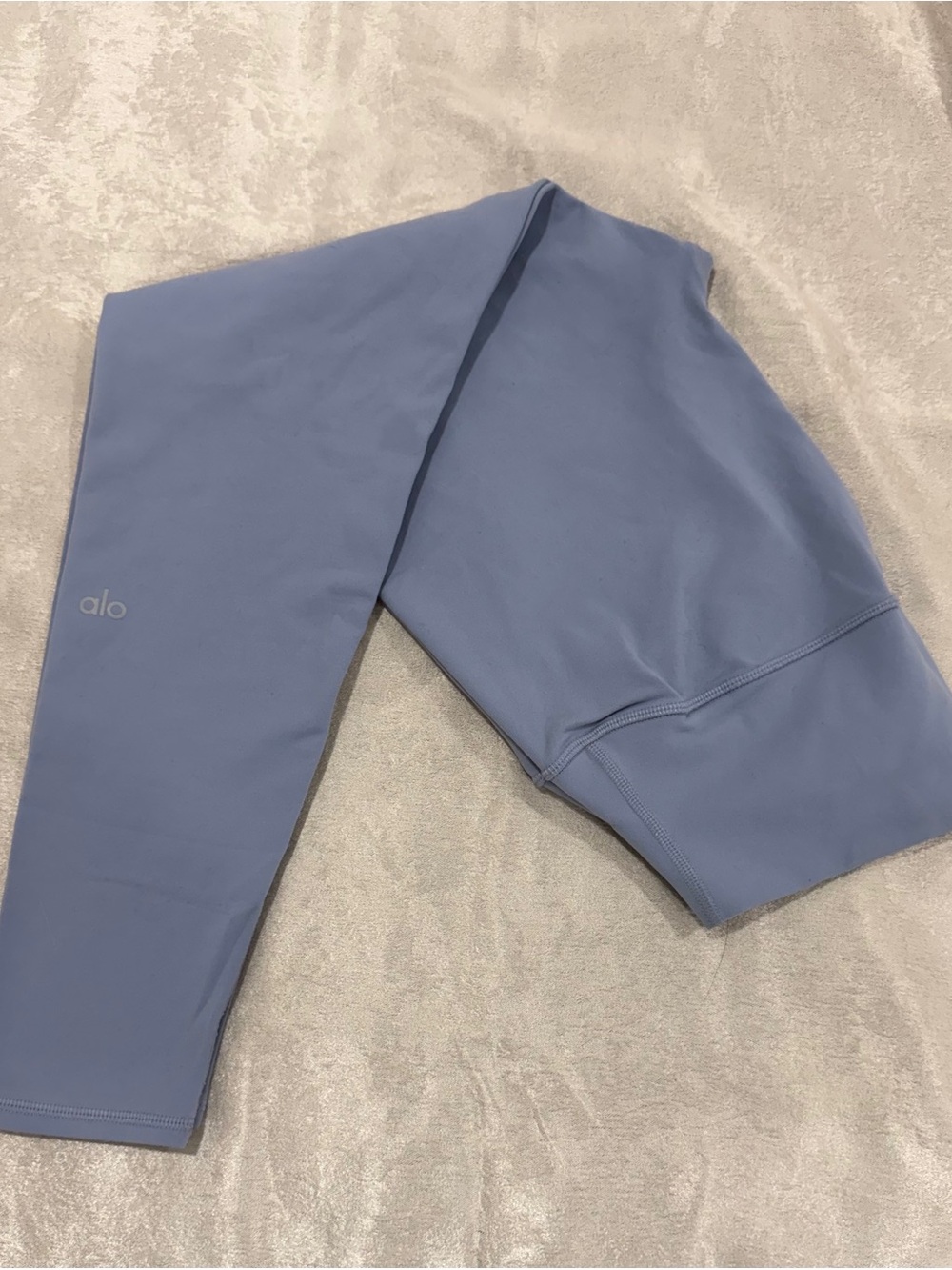 ALO Yoga High-Waist Leggings in Dusty Blue Large